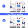 Electricity Meter, DIN Rail, LCD Digital AC Meter, DIN Rail