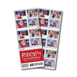 2025 Postage Mailing Stamp Stickers Christmas Cultural and Creative Gift Vintage Post Mail Stamps Sticker for Envelope SealingColor: 2017 Christmas Carols 500374-K7-108-17SDL, Quantity: 5sets, Size: 2*3