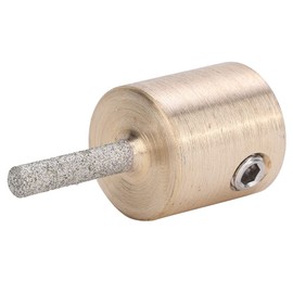 Stained Glass Grinding Bits, D Grinder Bits for Stained Glass, Glass Grinder Bits for Stained Glass, Glass Grinder Bits Diamond Grinder Ceramic Glass Grinding Tool for Inland Diamond Glass Grinder