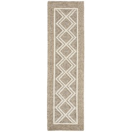 Safavieh Vermont Collection VRM212B Handmade Premium Wool & Cotton Runner, 2'3" x 8' , Beige / Ivory