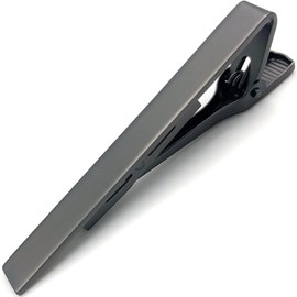 EYBDYB Elegant Tie Clips for Men – Classic Tie Bar Clip Set for Regular & Skinny Neckties – Secure Hold for Business, Weddings & Special Occasions – Stylish Gift for Him (2.28" x 0.24") (Black)