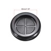 QUARKZMAN Rubber Sleeve Round Mounted on Both Sides, Diameter 38