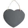 Slate Heart for Hanging Large Approx. 20 cm Door Sign