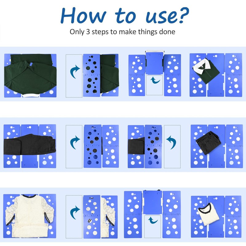 BoxLegend V5 Shirt Folder Clothes Folding Board t Shirt Folder