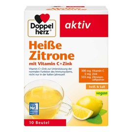 Doppelherz Hot Lemon Vitamin C + Zinc Granules Pack of 10