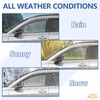 Aunginsy Side Window Rain Guards Visor Deflectors Compatible with Toyota
