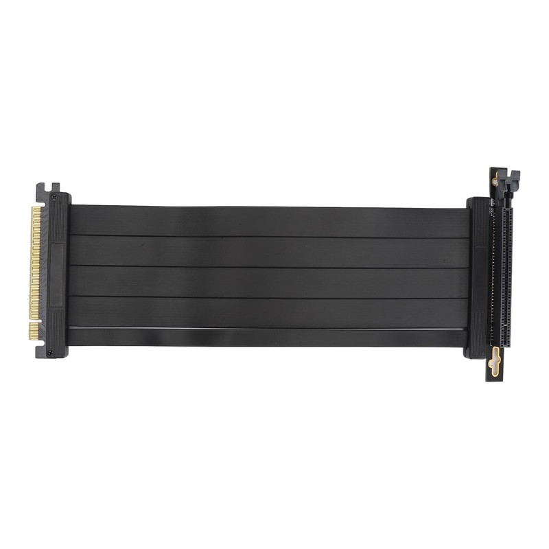 PCIE4.0 X16 Riser Cable 9.8in Length Right Angle High Speed