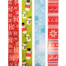 Pack of 80 Printed Creative Christmas Paper Chains - Christmas Party Decoration