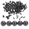 NA 30 Pcs Quick Change Beads Fishing Snaps Kit Hooklength