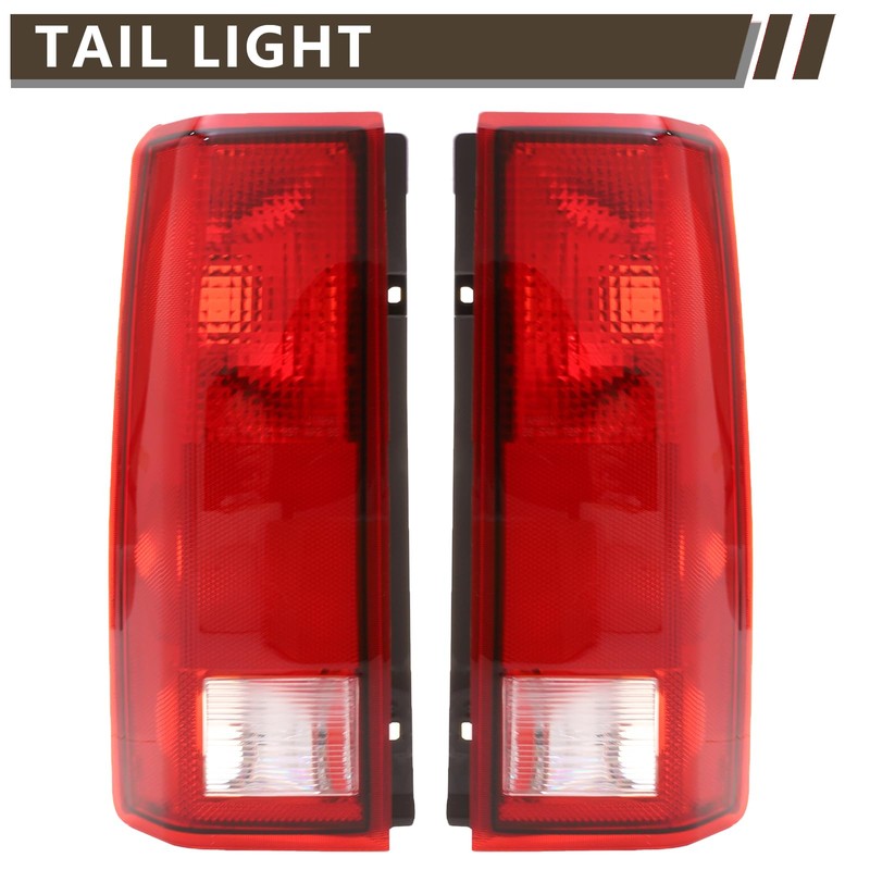 MiKaFex A Pair Tail Lights Compatible With 1985-2005 Chevy Astro/GMC
