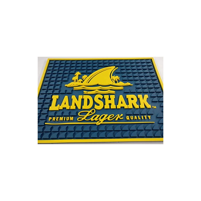 Landshark Bar Mat Professional Spill Mat Wait Station Drip Mat