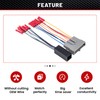 RED WOLF Stereo Harness w/Wire Connector Butt Amplifier Integration Fit