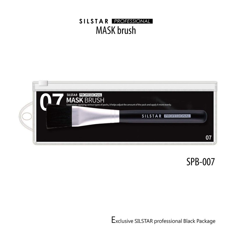 SILSTAR PROFESSIONAL SQUARE FOUNDATION/MASK BRUSH HANDLE MADE IN KOREA 007