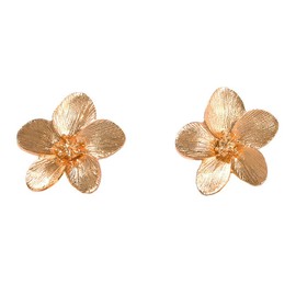 The golden flower Earrings Romantic Boho Gold Chic Wild Flower Statement Earrings for Women Wedding Party Jewelry-The golden flower