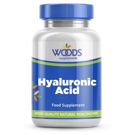 Hyaluronic Acid (360 Tablets) from Woods Supplements | Each Tablet Provides: 12.5mg Hyaluronic Acid | 250mg Green Lipped Mussel | Responsibly sourced