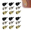 panthra 18pcs Guitar Strap Button, Guitar Strap Lock Button Quick