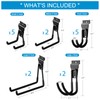 PYBTOOL 16 Pack Slatwall Hooks, Slatwall Accessories for Garage Storage,