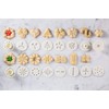Hutzler 23pc Easy Action Cookie Press and Food Decorator Set