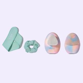 Glow Bundle SET By Lollipop Brushes Palm Brush & Crown Duo - Color: Rainbow & Crown