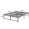 VECELO 14" High Full Bed Frame/Metal Platform Mattress Foundation/No Box