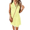 Luvamia Summer Dresses for Women - Denim Dress in Lime