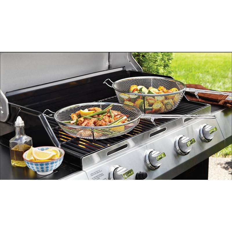 Outset Jumbo Grill Basket, 11.75"