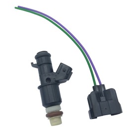 JESBEN 15710-45G01 1 inyector de combustible con enchufe 8 agujeros de repuesto para Suzuki Quadracer 450 LTR450 2006-2009 1571045G01
