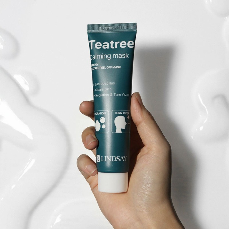 Lindsay Cooling Soothing Moisturizing Turnover Tea Tree Calming Peel-Off Mask