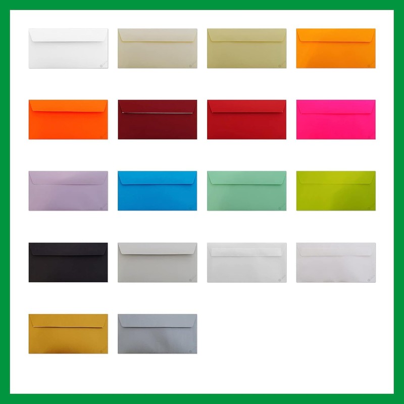 Envelopes C6 DIN (114 - 162 cm) Neon Pink with