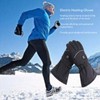 Electric Heated Gloves 3 Temperature Gears Windproof Double Side Heating