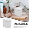 Ciieeo Light Luxury Desktop Trash Can with Lid Stylish Household