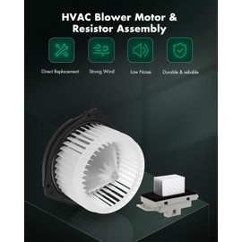 SCITOO AC Heater Blower Motor and Resistor Assembly Fit For Buick For LaCrosse,For Chevy For Impala | For Monte Carlo,For Oldsmobile For Aurora,For Pontiac For Grand Prix, Replace# 700107 RU-631