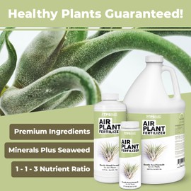 TPS NUTRIENTS Air Plant Fertilizer for All Tillandsia Air Plants, Use As Foliar Spray or for Soaking, Liquid Plant Food 8 oz (250mL)