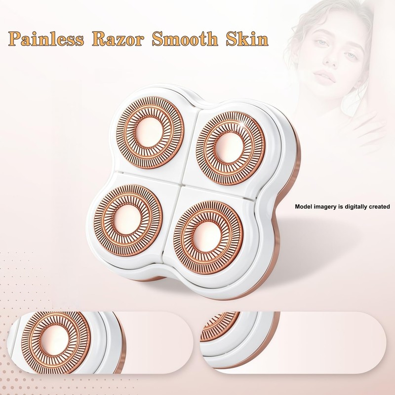 Women Legs Remover Replacement Heads, Compatible with Flawless Legs Shaver