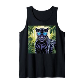 Kids Black Panther Girls Boys Vintage Black Panther Party Tank Top