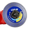 3PCS 115mm (4.5")Mesh Turbo Diamond Cutting Blades - Dry Ultra