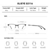 OLIEYE Cat Eye Reading Glasses For Women Retro Design Reader
