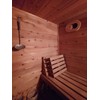 Sauna Vent kit, Sliding Cover Chute and External Hood, Cedar,