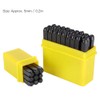 36Pcs Stamping Punch Tool Number(0‑9) Letter (A‑Z‑&amp;) High Carbon Steel