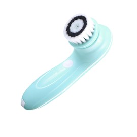 WOONEKY Electric Face Brush Portable Skin Care Cleansing Tool for Deep Pore Cleaning and Blackhead Removal Compact Design for Home Travel Use Blue