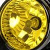 Spec-D Tuning Yellow Bumper Driving Fog Lights + Bulbs +
