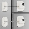 Refrigerator Lock, Heavy Duty Fridge Lock, Combination Lock for Fridge,