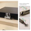 ECSiNG 2PCS Antique Padlocks with Keys Chinese Style Flower Bird