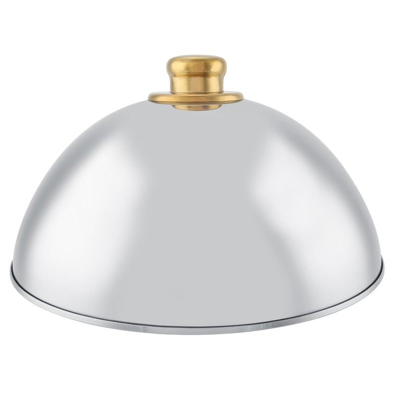 Stainless Steel Kitchen Restaurant Dining Food Serving Platter Lid Dome
