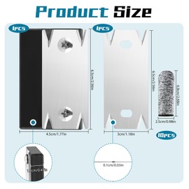 Edge Cutter Edging Bucket, Veneer Edge Cutter with 1 Replacement Blade and 10 Anti-Cut Finger Cuffs, Manual Edge Banding Cutter, Edge Cutter for Woodworking