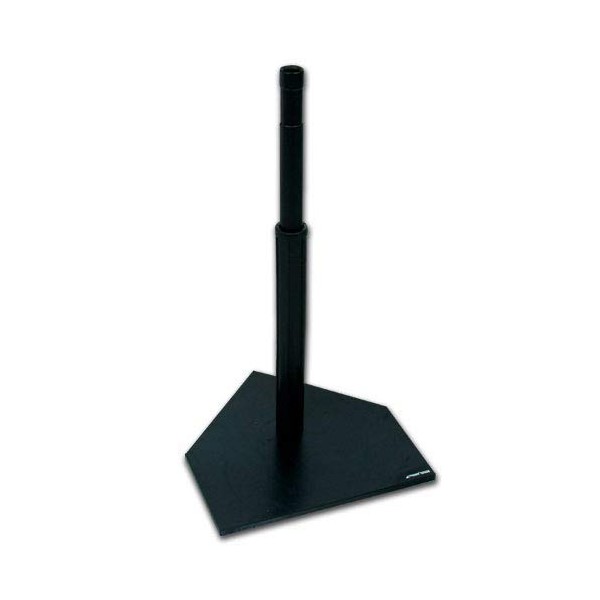 CHAMPRO Heavy Duty Reinforced Rubber Adjustable Batting Tee (21 to 36 inches), Black