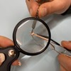 Folding Pocket Portable Magnifier Magnifying Glass Book Magnifying Glass enlarger 4ea