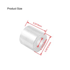 Luomorgo 100 Pcs 1/8" Aluminum Crimping Loop Sleeve, Wire Rope Sleeves Cable Ferrule Round Loops Sleeve Cable Crimp Ferrules