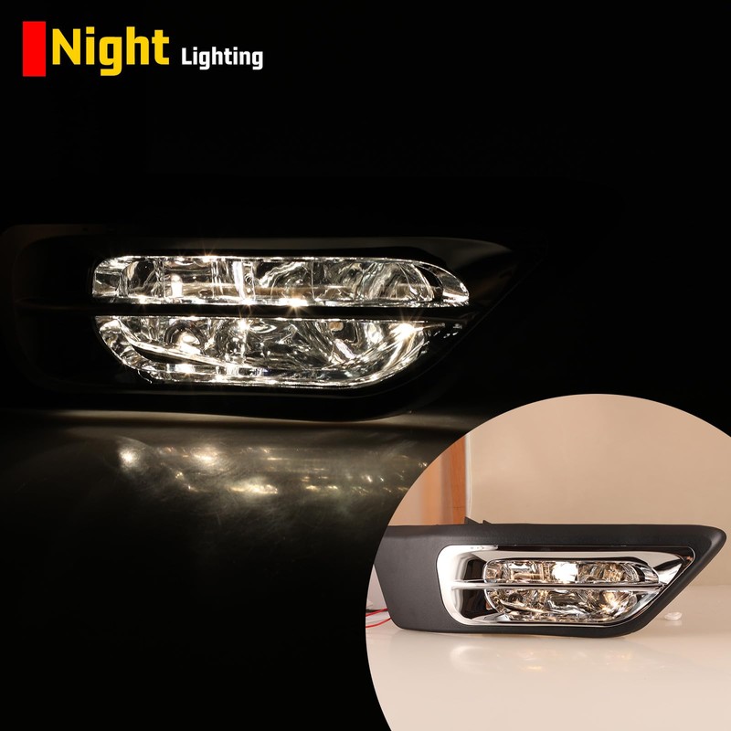 AUTOFREE Fog Lights for Honda CRV 2002-2004 with 9006 12V51W