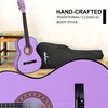 ADM Beginner Acoustic Classical Guitar 38 Inch Nylon Strings Wooden